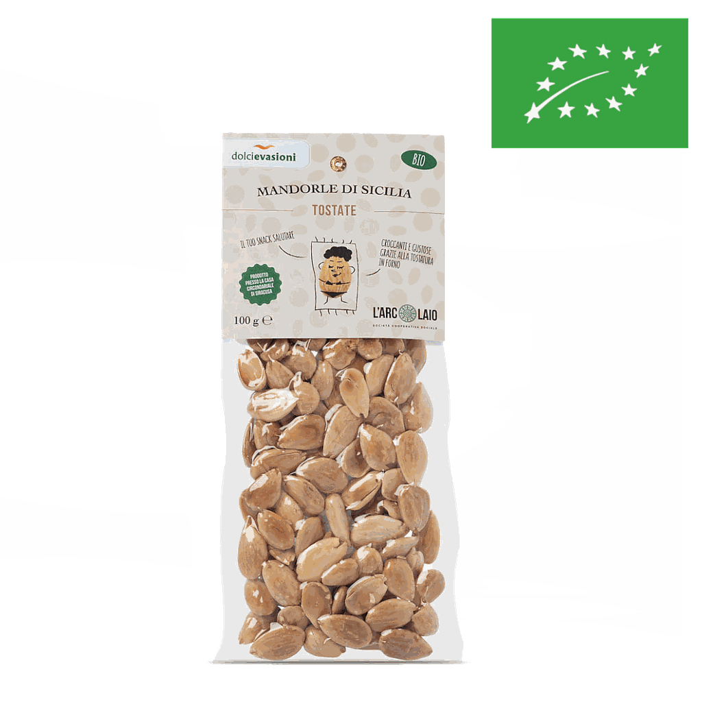 geröstete sizilianische Mandeln, 100g