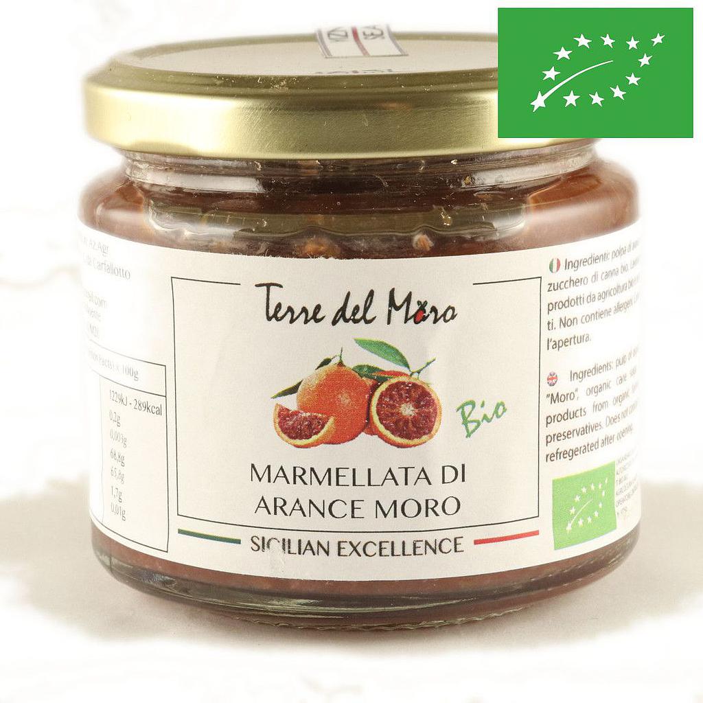 12 X Marmelade aus Moro Orangen, nur Fruchtfleisch, 200g