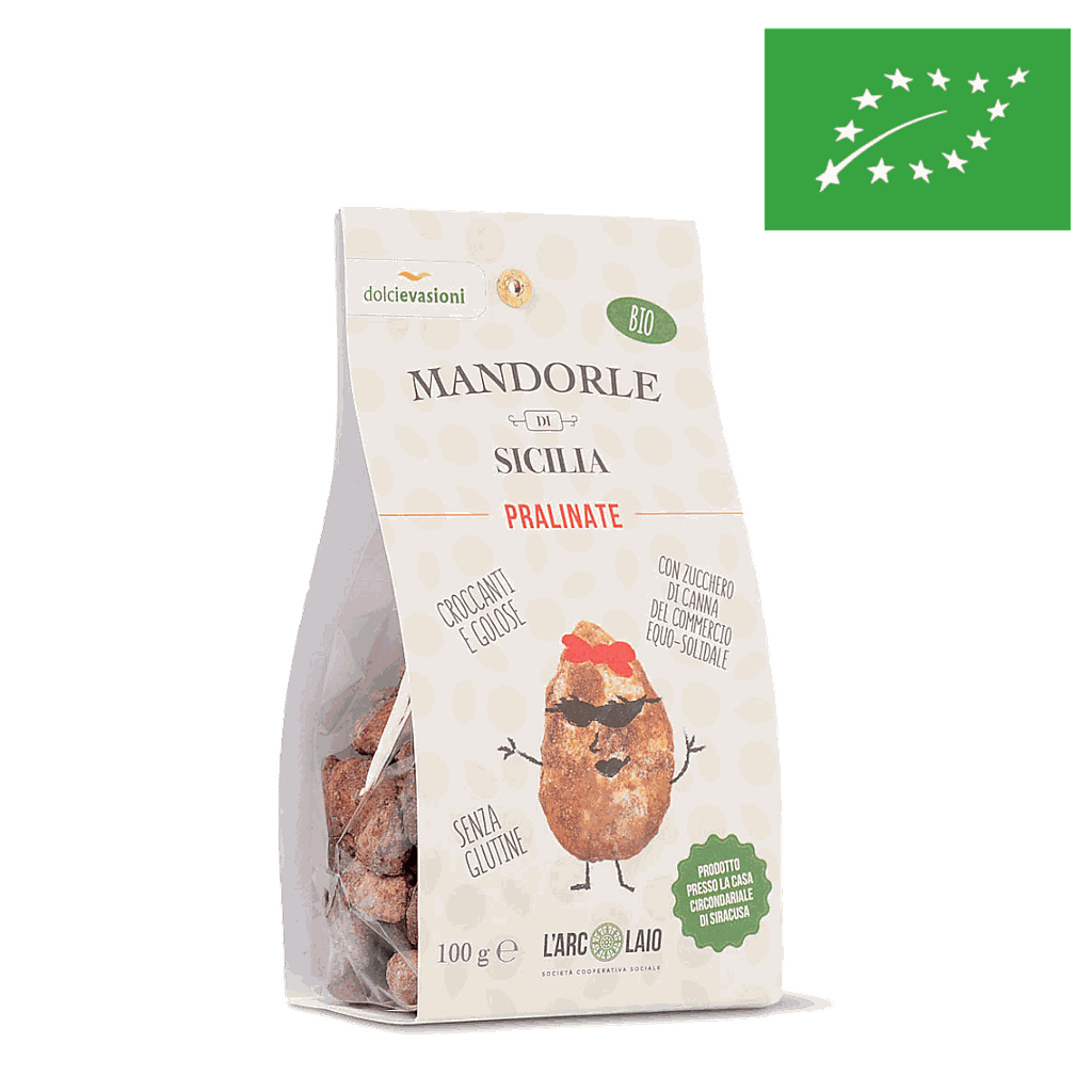 kandierte sizilianische Mandeln, 100g