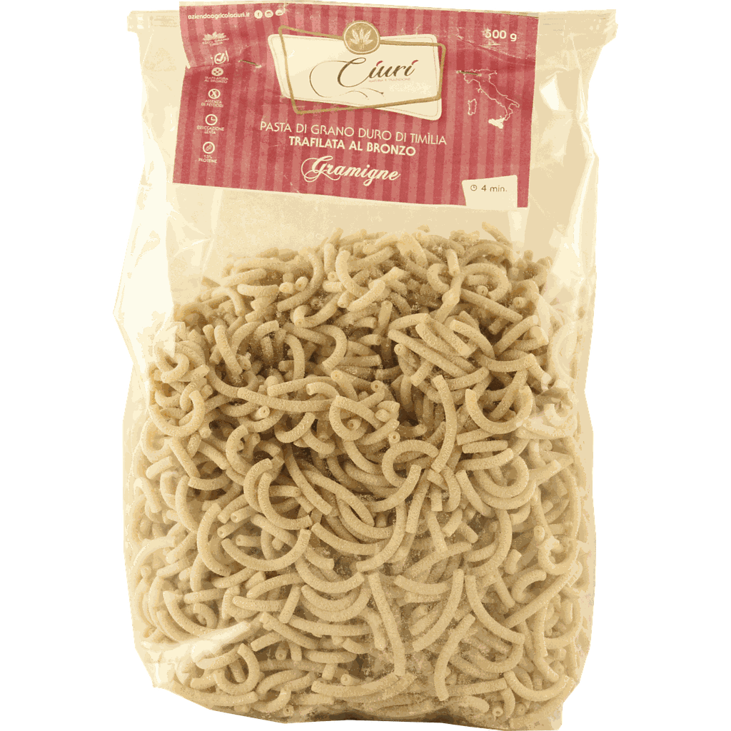 Nudeln Gramigna aus Timilia Hartweizen, 500g