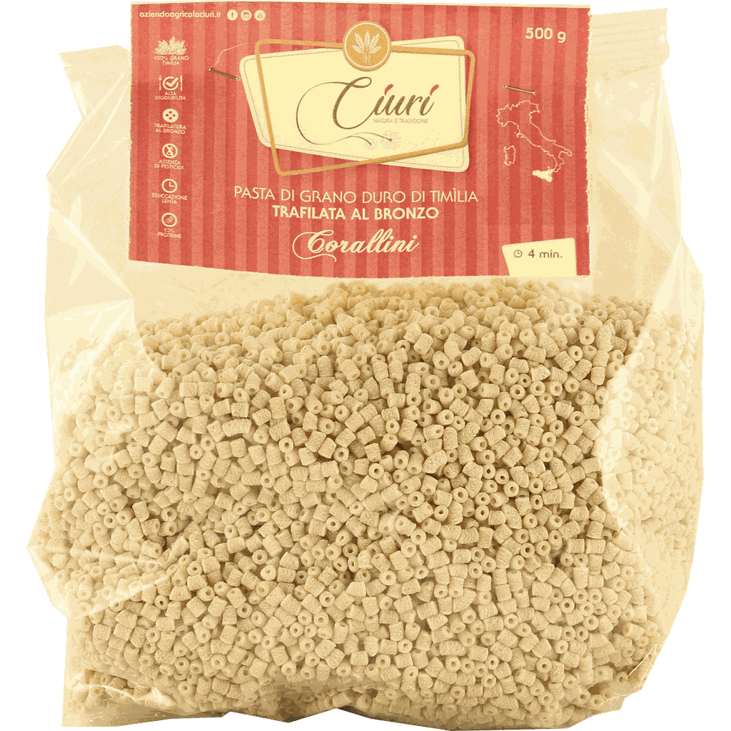 Nudeln Corallini aus Timilia Hartweizen, 500g
