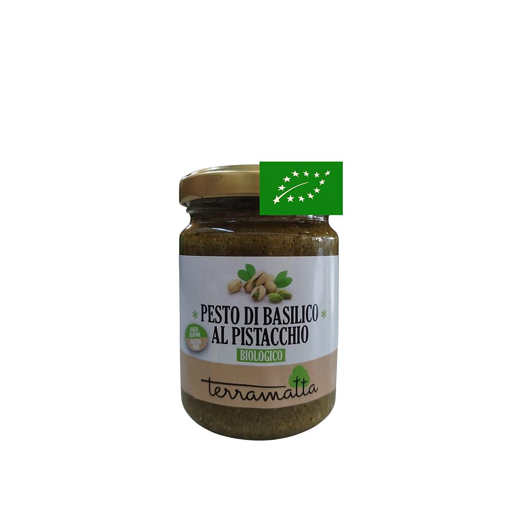 Pesto de basilic à la pistache bio - 130 g