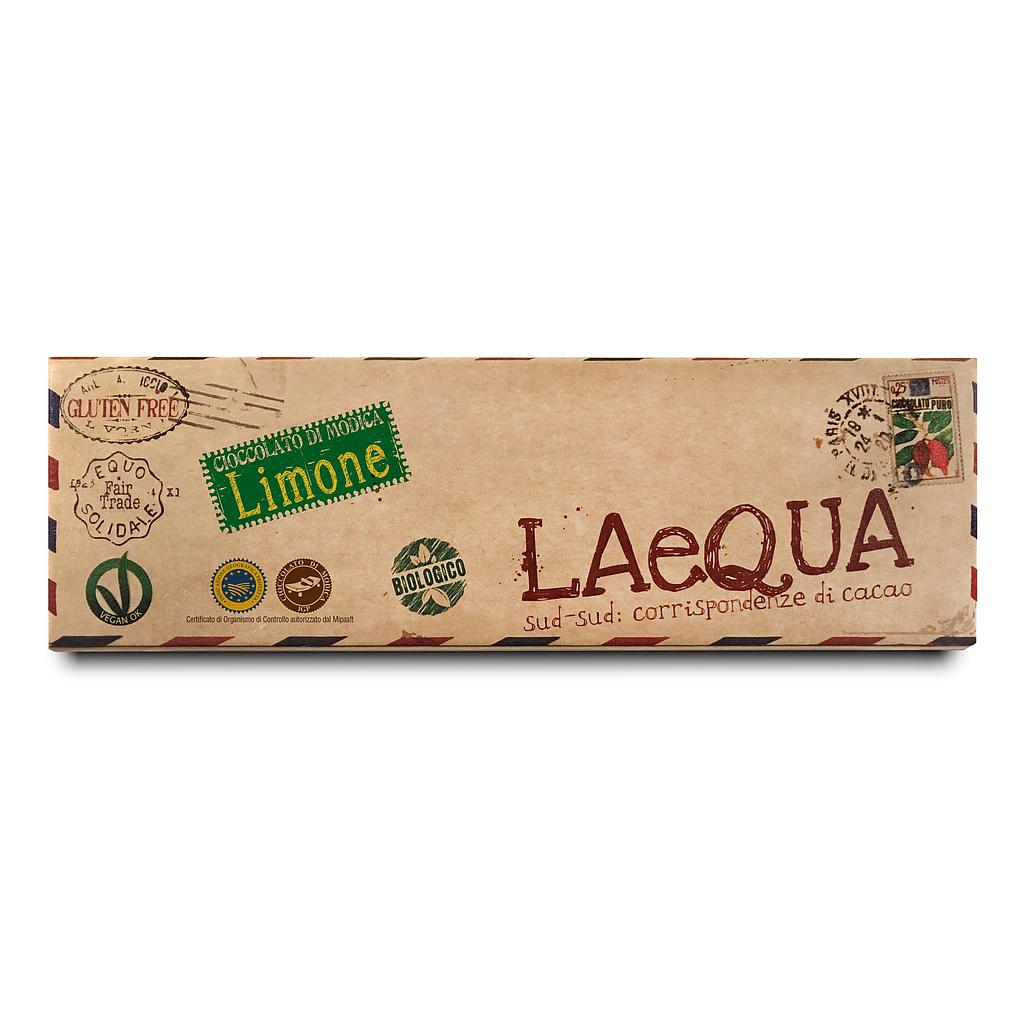 Limone - Modica Schokolade mit Zitronenschalen IGP BIO, 60 gr