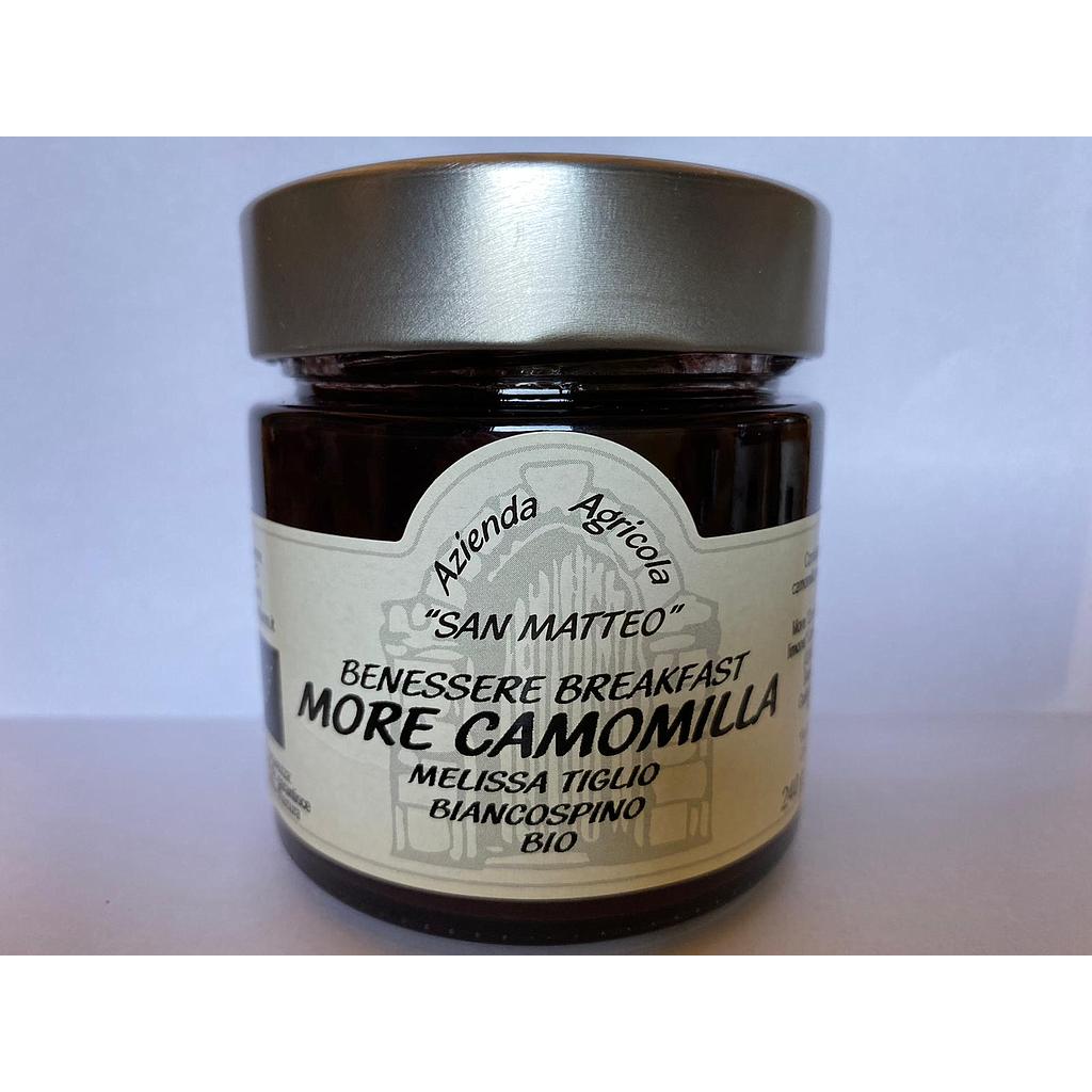 Confiture de mûres, camomille, mélisse, tilleul, aubépine - 240 g