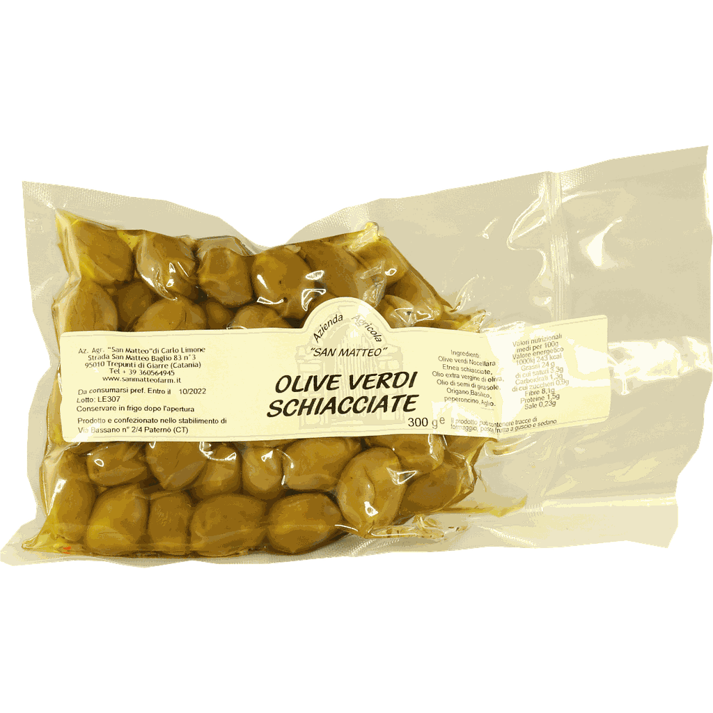 Olives vertes écrasées - 300 g