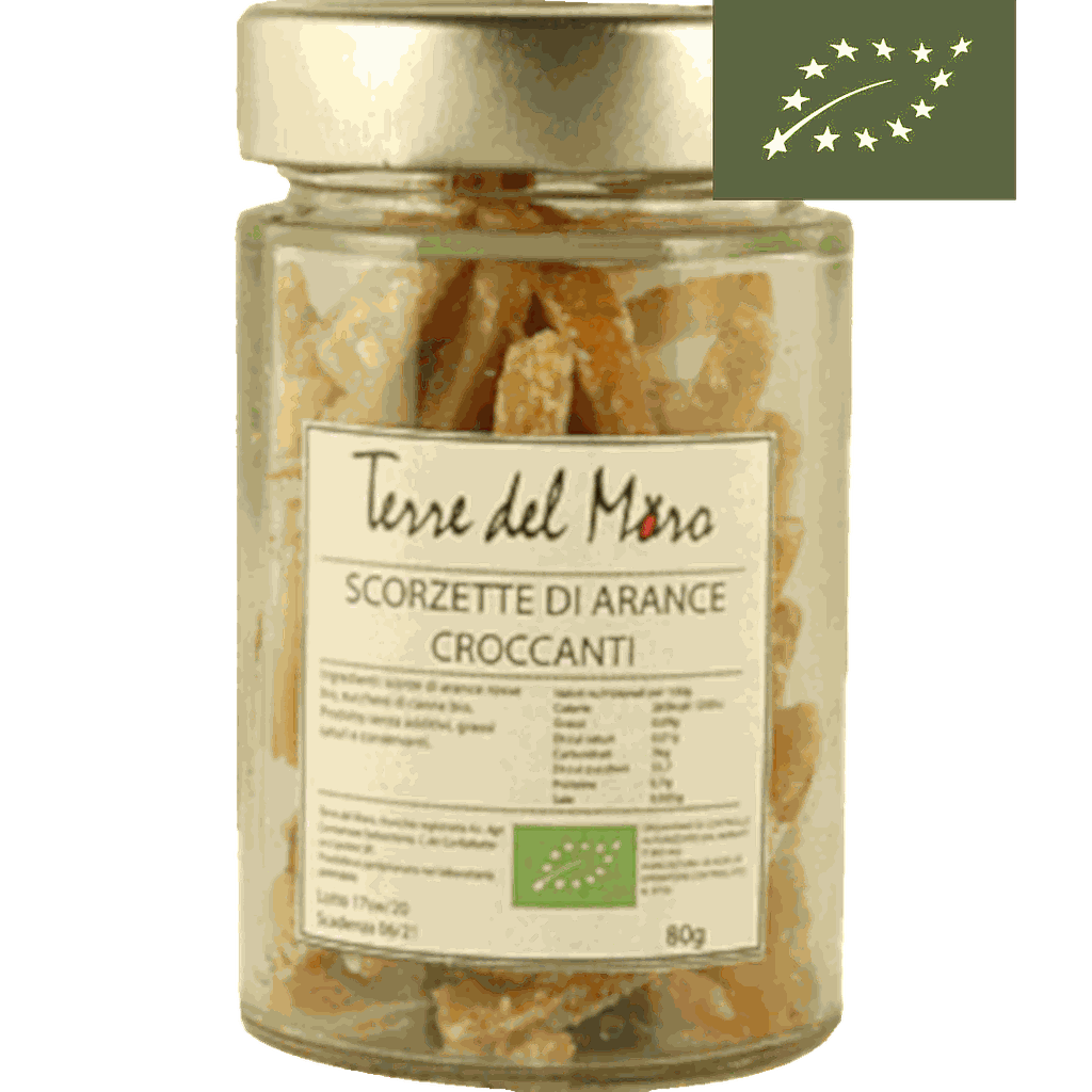 Scorzette di arancia croccanti - 80 g