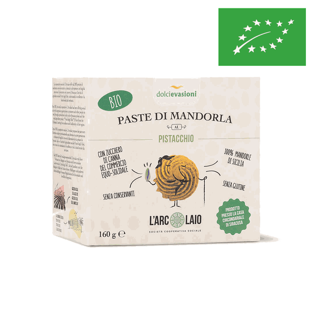 Mandelkekse mit Pistazien, 160g