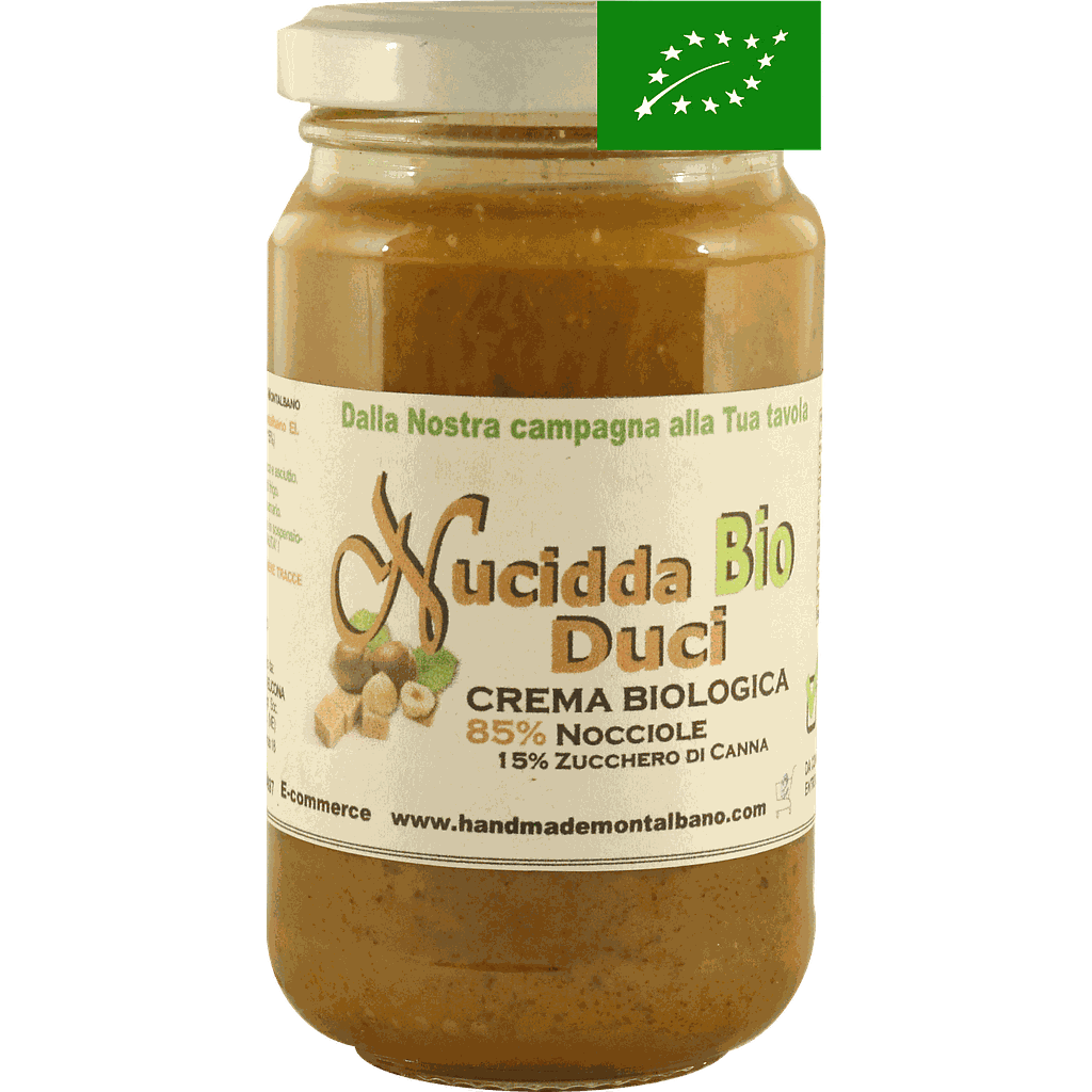 Nucidda duci - crème de noisettes au sucre de canne - 200 g