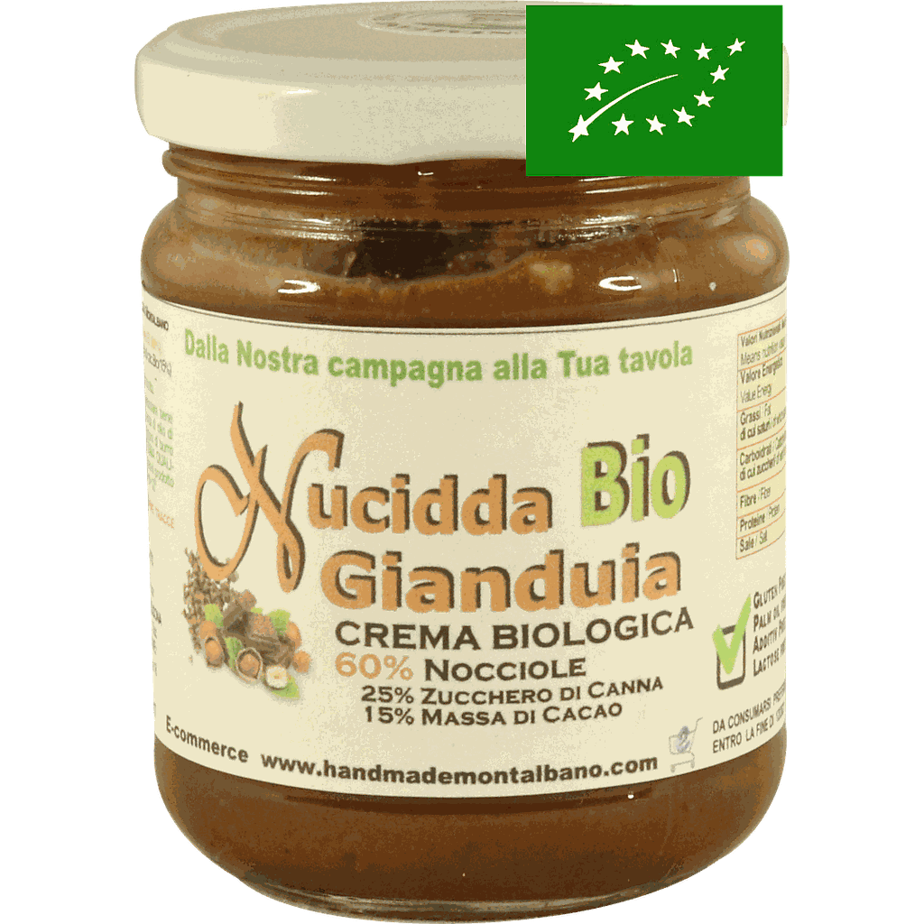 Nucidda Gianduia - crème de noisettes et beurre de cacao - 200 g